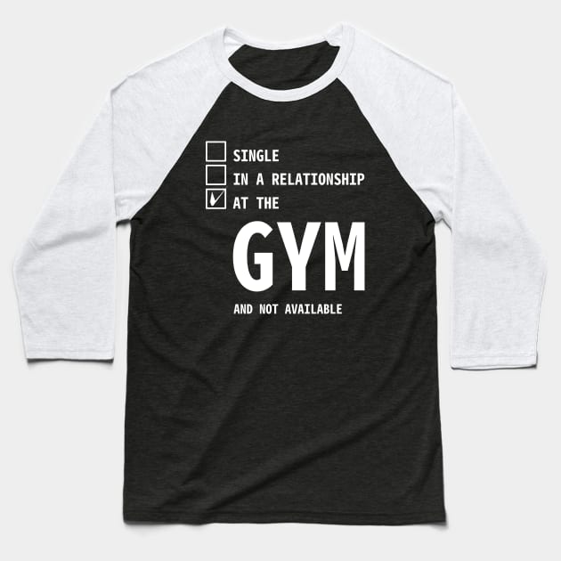 IN LOVE WITH GYM Baseball T-Shirt by MoreThanThat